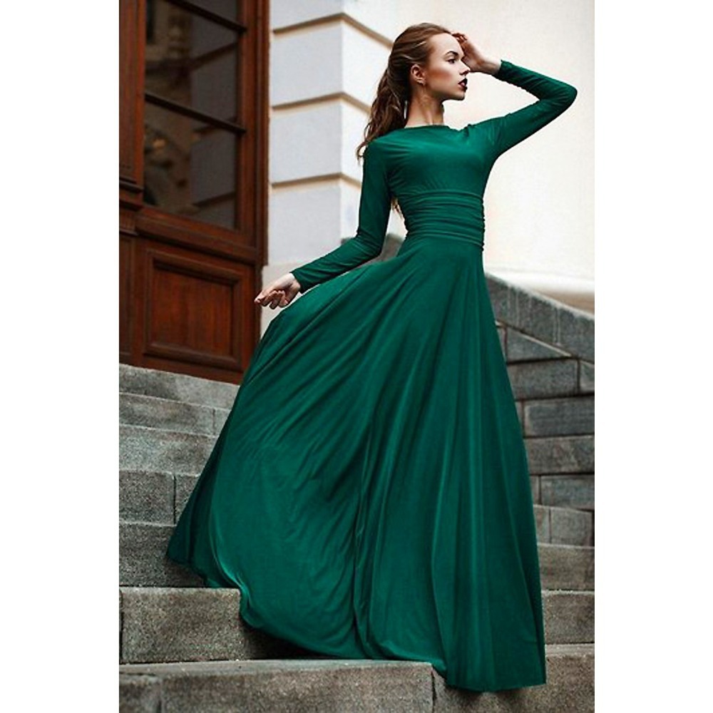 The Allure of Renting Dark Green Prom Dresses for a  Wedding缩略图