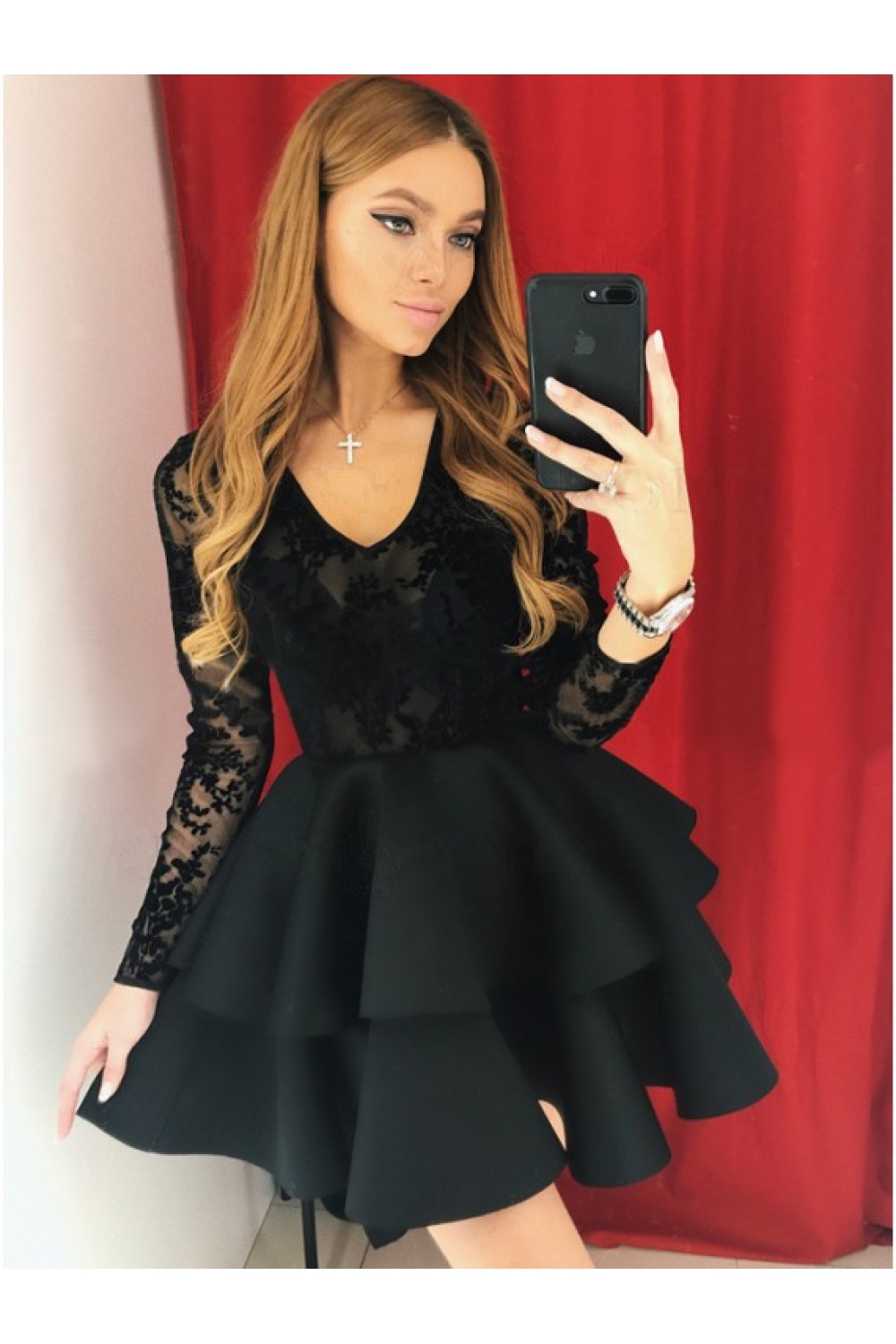 black prom dress