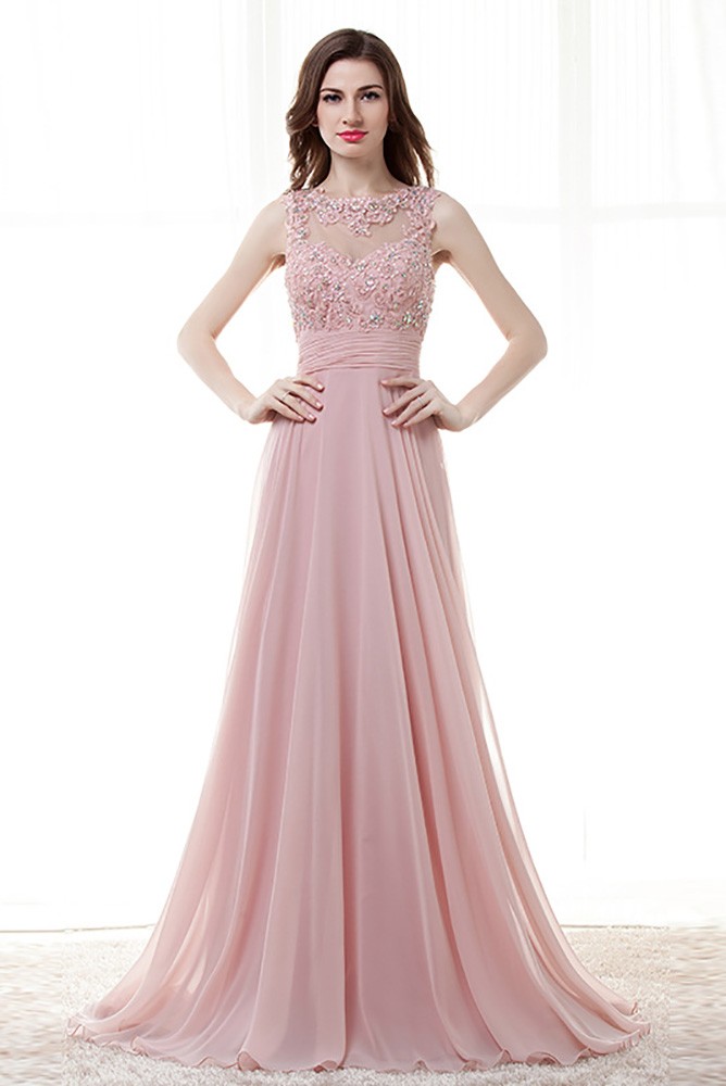 pink prom dress