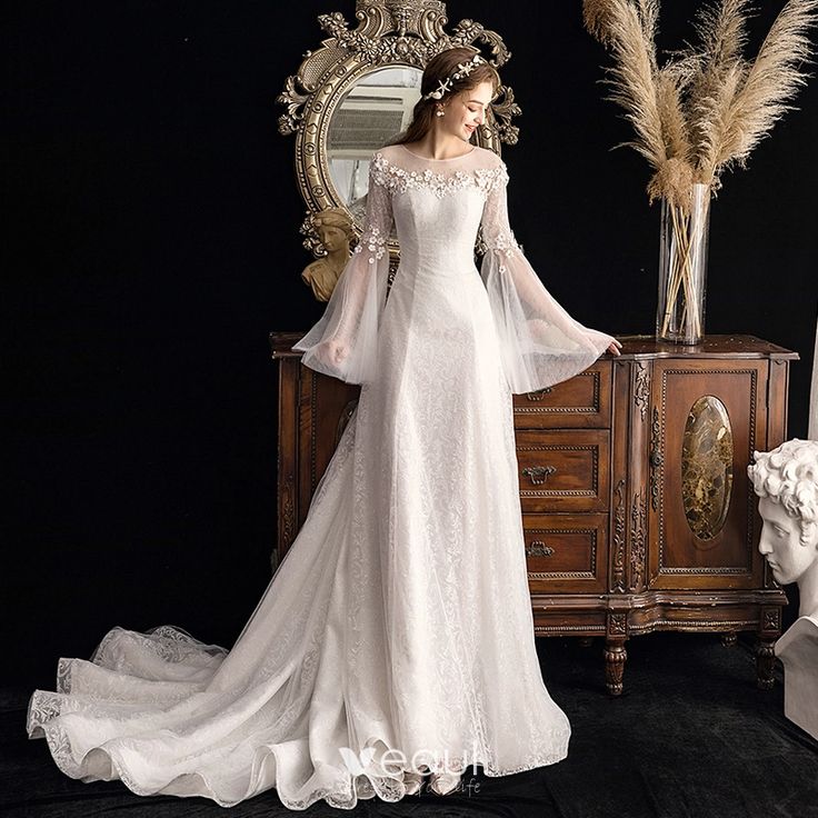 cheap modest wedding dresses